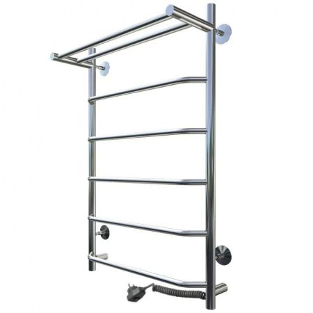 Электрический полотенцесушитель Тругор ПЭК 6 П 80x60 с полкой Хром