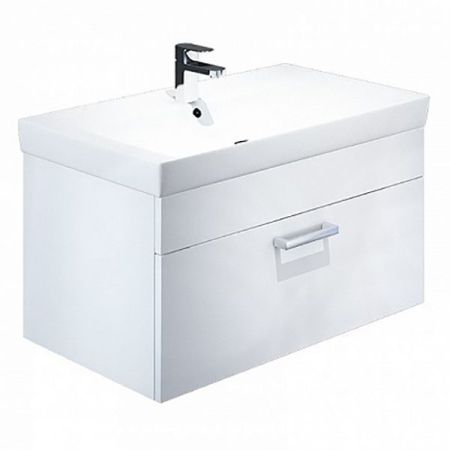 Тумба с раковиной Iddis Mirro 80 подвесная Белая, артикул NMIR80Wi95K