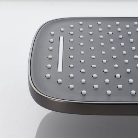 Душевая система встраиваемая Shevanik S4035T, оружейная сталь