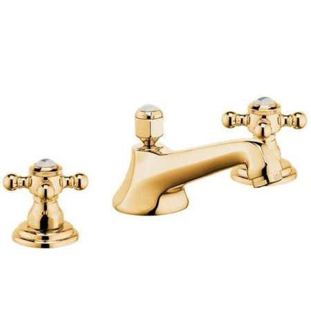 Смеситель для раковины Kludi Adlon 510464520 Золото 23 карат, артикул 510464520