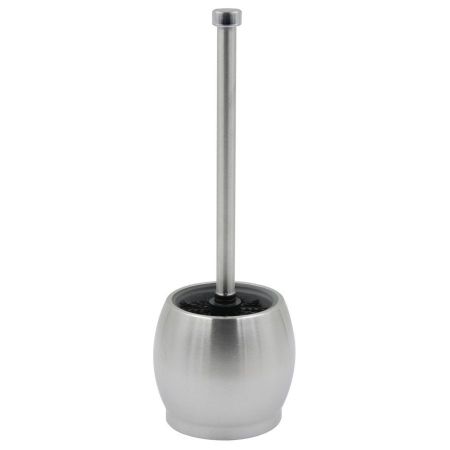 Ершик SIMPLE LINE для унитаза, напольный, круглый, матовый хром, Sapho