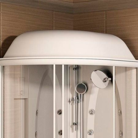 Душевая кабина Radomir Гранд 123x93 R 1-05-1-2-0-1160 профиль Белый стекло прозрачное, артикул 1-05-1-2-0-1160