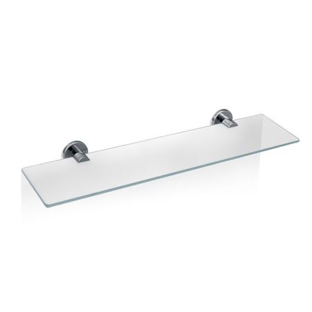 Decor Walther Basic GLA60 Полка стеклянная 60x14см, цвет: хром, артикул 0531600
