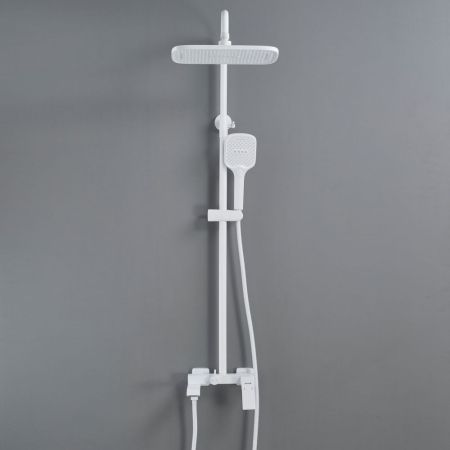 Душевая система Shevanik S4036C, белый