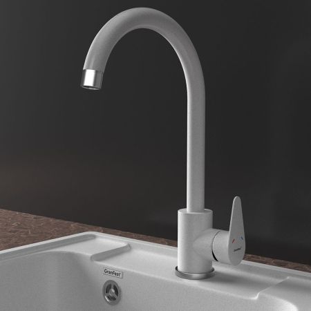 Смеситель для кухни GranFestGF-Z-5412, серый, артикул GF-Z-5412 серый