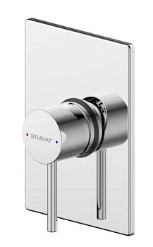Смеситель для душа встраиваемый на 1 потока Bravat Arc PB86061C-A-ENG, хром