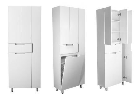 Колонна "Оптима 700" напольная (1ящ, отделение под халаты), артикул ЛС-000010058