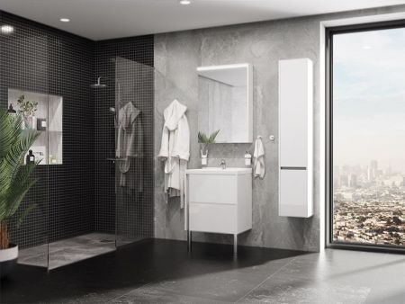 Тумба под раковину Акватон Стоун 60 подвесная 1A231401SXC80 Грецкий орех, артикул 1A231401SXC80