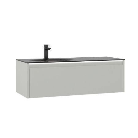 Тумба с раковиной ORKA Lisbon 110 подвесная, кашемировый матовый, артикул 5001435