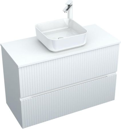 Тумба под раковину Aquanet Джейн 100 белый матовый, артикул 00313288