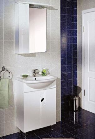 Тумба под раковину АКВАТОН ПАНДА 46 1A053701PD010 (напольная, белый) ССП, шт, артикул 1A053701PD010