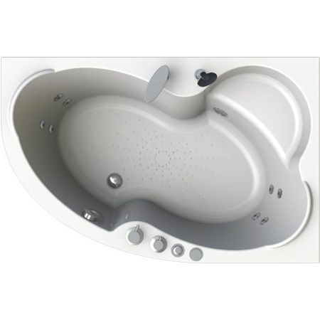 Акриловая ванна Radomir Wachter Ирма 3 160x105 форсунки Белые L с гидромассажем
