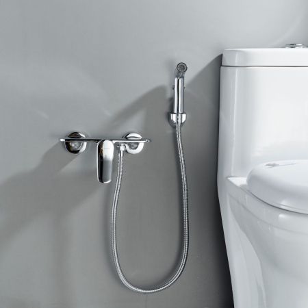 Гигиенический душ со смесителем Shevanik S4705-1, хром