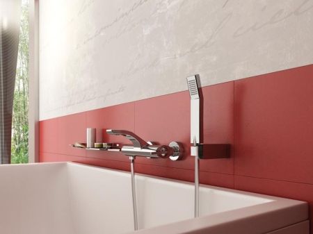 Смеситель для ванны Webert Wolo WO850101 Хром глянцевый, артикул WO850101015