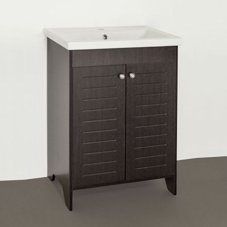 Тумба с раковиной Style Line Кантри раковина КОМО-60, Венге