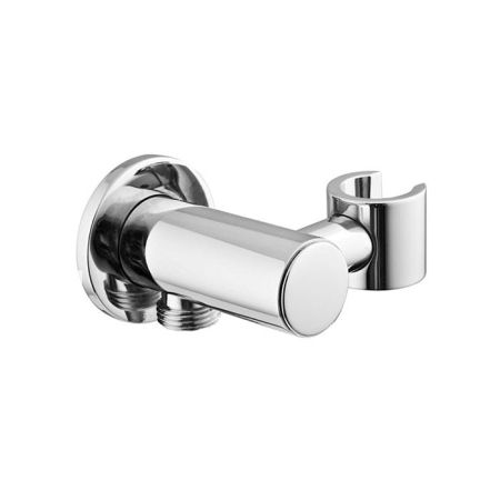 Nicolazzi Держатель душевой ручной лейки, с подводом воды 1/2", цвет: хром, артикул 7124MCR