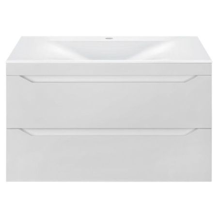 Тумба под раковину Vincea Fine VMC-2F800GW подвесная G.White, артикул VMC-2F800GW