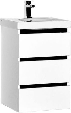 Тумба с раковиной De Aqua Ариетта 50 белый, артикул 00212687