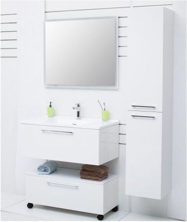 Шкаф-пенал De Aqua Тока 1S БК 30 R белый