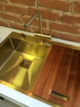 Доска разделочная, OMOIKIRI, CB-01-WOOD, ширина, мм-300, глубина, мм-430, материал-дерево, цвет-венге, доска устанавливается на чашу мойки или на ее крыло, создавая дополнительную площадь для работы; разделочная доска CB-01-WOOD для моек Omoikiri, подходи, артикул 4999005