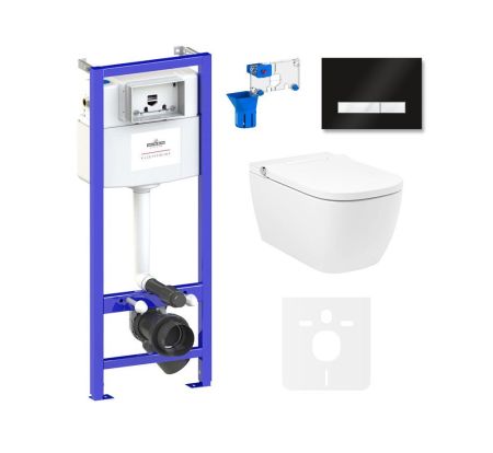 Комплект для подвесного унитаза 7 в 1 Lavinia Boho Relfix Smart V-Clean 87561135, артикул 87561135