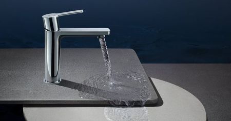 Смеситель для раковины GROHE Lineare New с донным клапаном, XS-Size, хром (32109001)