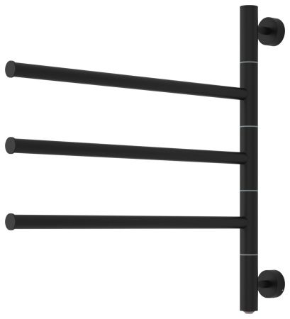 Электрический полотенцесушитель СУНЕРЖА "Триада" 540х585 (35.8 Вт) (Матовый Чёрный)