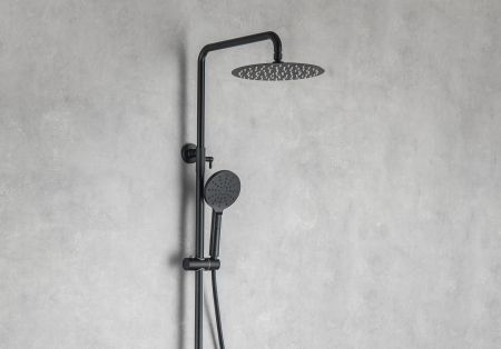 Душевая система 3jet 250мм AQUATEK Reno AQ2046MB, артикул AQ2046MB