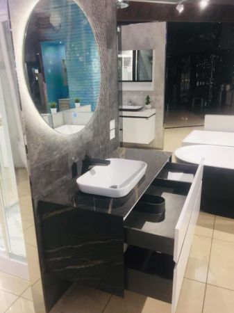 Комплект мебели для ванной Black&White Universe U907.1200 подвесной Белый, артикул 907U1200