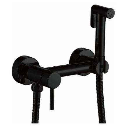 Гигиенический душ со смесителем Haiba HB5510-7, черный, артикул HB5510-7
