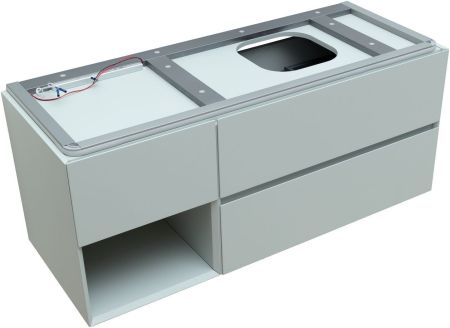 Тумба под раковину Allen Brau Infinity 120 1.21007.PWM R папирус матовый, артикул 1.21007.PWM