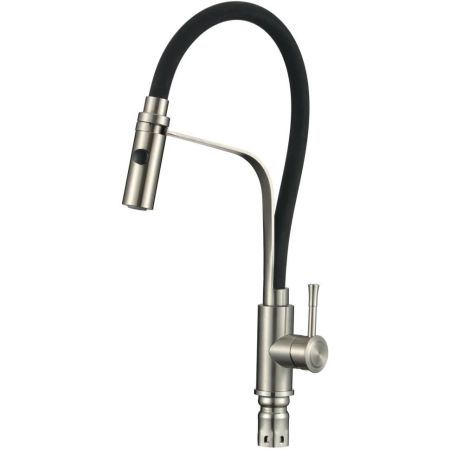 Смеситель для кухни с гибким изливом Savol S-SUS6012-01, сатин, артикул S-SUS6012-01