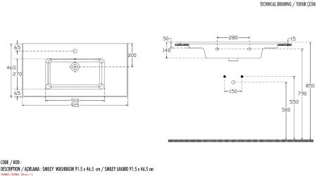 Раковина Allen Brau Fantasy 92 4.11013.20 белый глянец, артикул 4.11013.20