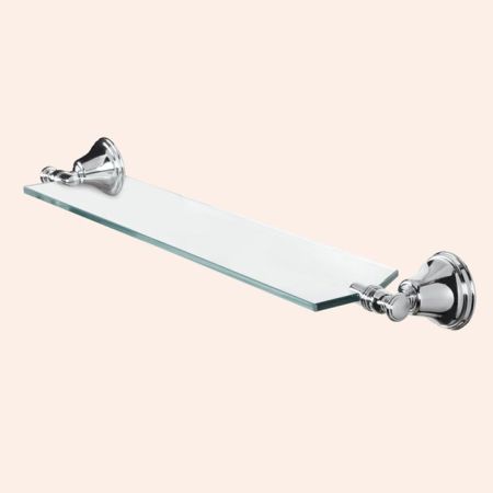 TW Harmony 018, стеклянная полочка 71см, цвет держателя: хром, артикул TWHA018cr