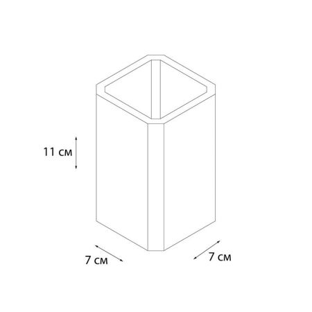 Стакан для ванной комнаты FIXSEN DONY FX-232-3, белый/голубой, артикул FX-232-3
