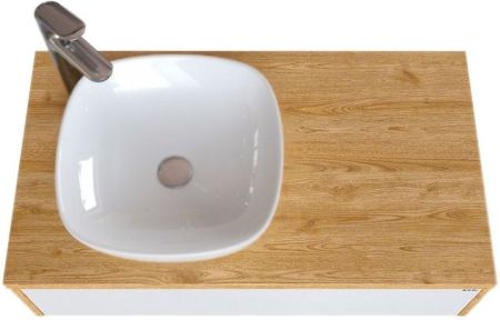 Тумба с раковиной Iddis Torr 80 подвесная Белая Дуб, артикул TOR80W0i95K