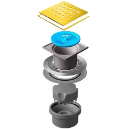 Душевой трап Pestan Confluo Standard 13000164 с решеткой, артикул 13000164