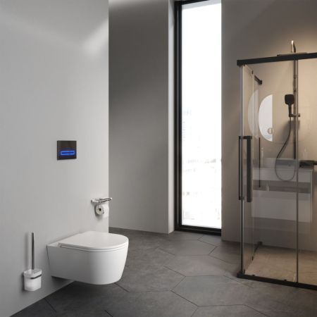 C8F1701SC Func подвесной унитаз 54 см FlashClean с сиденьем микролифт, артикул C8F1701SC