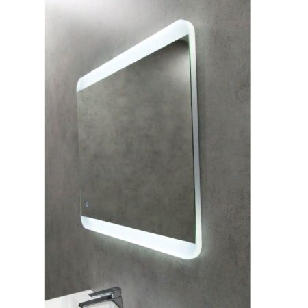 Зеркало BelBagno SPC-CEZ 70 с кнопочным выключателем с подсветкой, артикул SPC-CEZ-700-700-LED-BTN