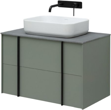 Тумба под раковину Allen Brau Reality 80 1.32005.CGM олива матовый, артикул 1.32005.CGM