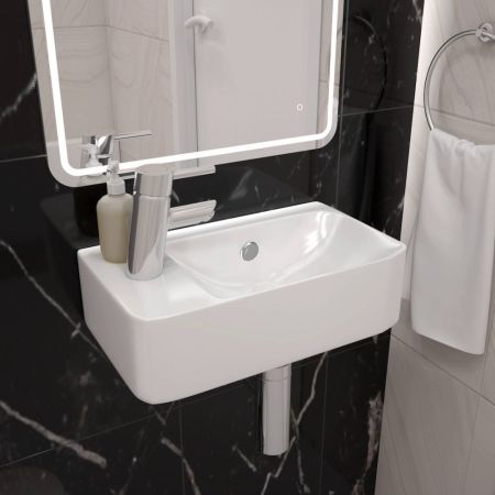 Раковина подвесная Maretti AR13PD84-844, белая, артикул AR13PD84-844