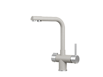 Смеситель для кухни GRANULA (5008, БАЗАЛЬТ)