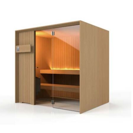 Effegibi Idea Сауна 132х125х201см, цвет: канадский хемлок