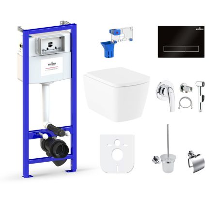 Комплект 10 в 1 Lavinia Boho Aveo Rimless 98010184, премиум с пластиковой клавишей, артикул 98010184