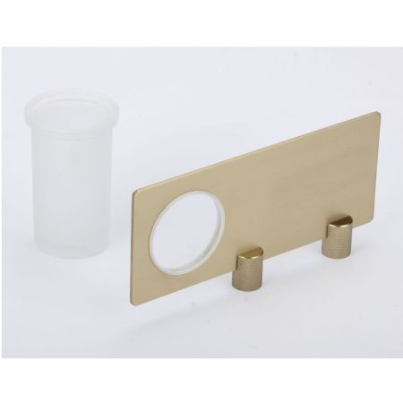 Стакан для ванной комнаты Savol S-002158C, матовое золото, артикул S-002158C