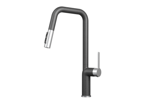 Смеситель для кухни GRANULA (9011, ЧЕРНЫЙ), артикул 9011, ЧЕРНЫЙ