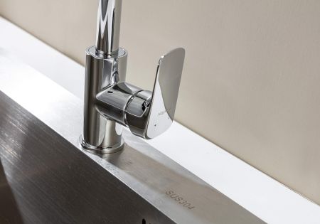 Смеситель для кухни AQUATEK (квадратный излив) AQ1081CR ВЕГА, артикул AQ1081CR