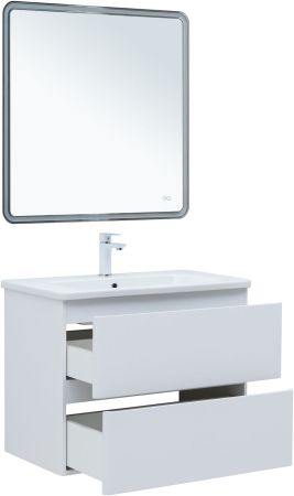 Тумба под раковину Aquanet Эмбер 80 белый матовый, артикул 00330467