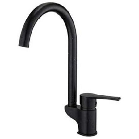 Смеситель для кухни GPD Atros MTE65-SG Черный, артикул MTE65-SG