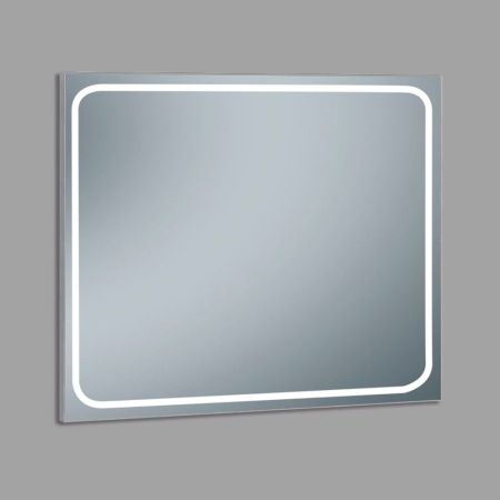 Xpertials EMIN, зеркало 100х80 см, LED свет, вкл/выкл с диммером, профиль матовый хром, артикул 84354135-36730